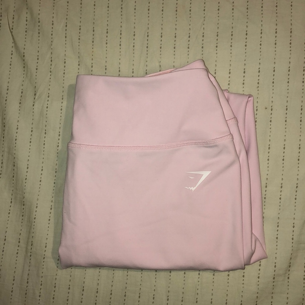 Pink Gym shark leggings